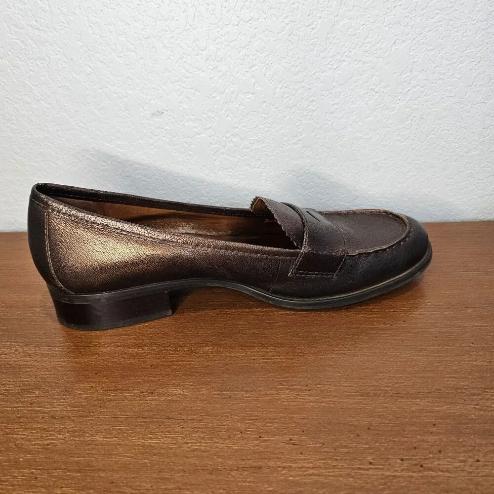 Men's Franco Sarto‎ Dress Shoe Loafer Black Size 10